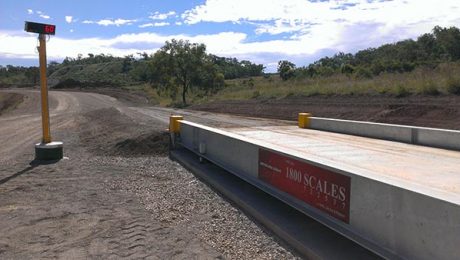 Caves Quarry weighbridge construction - SWIA Weighing